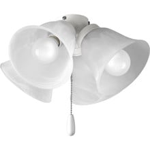 AirPro Collection Four-Light Ceiling Fan Light - Dry Location Listed