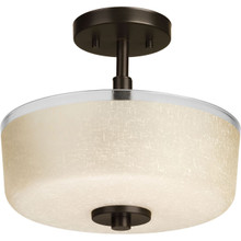 Alexa Collection Two-Light 12-1/4" Semi-Flush - Dry Location Listed