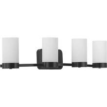 Elevate Collection Four-Light. Bath & Vanity - Damp Location Listed