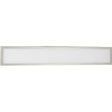 Everlume LED 24-inch Brushed Nickel Modern Style Bath Vanity Wall or Ceiling Light with Selectable 3000K/4000K Light Color - Damp Location Listed
