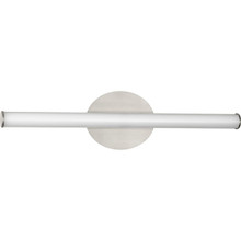 Phase 3 Collection 24 in. Brushed Nickel Medium Modern 3CCT Integrated LED Linear Vanity Light - Damp Location Listed