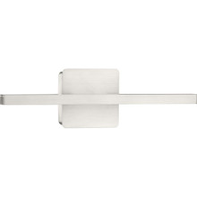 Phase 5 Collection 16 in. Brushed Nickel Slim Modern 3CCT Integrated LED Linear Vanity Light - Damp Location Listed