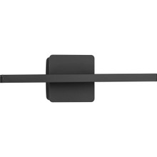Phase 5 Collection 16 in. Black Slim Modern 3CCT Integrated LED Linear Vanity Light - Damp Location Listed