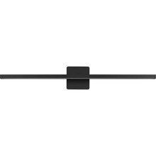 Phase 5 Collection 32 in. Black Slim Modern 3CCT Integrated LED Linear Vanity Light - Damp Location Listed