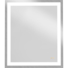 Captarent Collection 36 in. x 42 in. Rectangular Illuminated Integrated LED White Color Selectable Modern Mirror - Damp Location Listed