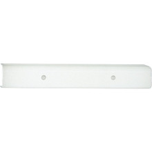 Channel Glass Collection Four-Light White White Glass Traditional Bath Vanity Light