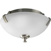 Wisten Collection Two-Light 14" Close-to-Ceiling - Damp Location Listed