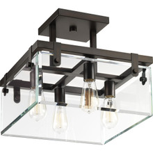 Glayse Collection 16-3/4" Semi-Flush/Convertible - Dry Location Listed