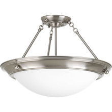 Eclipse Collection Three-Light 19-3/8" Close-to-Ceiling - Dry Location Listed