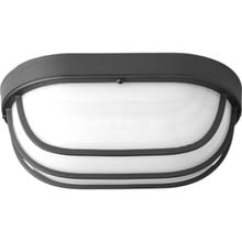 One-Light 10-1/2" LED Wall or Ceiling Bulkhead - Wet Location Listed