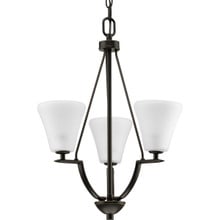 Bravo Collection Three-Light Foyer Chandelier - Dry Location Listed