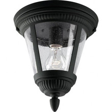 Westport Collection One-Light 9-1/8" Flush Mount - Damp Location Listed