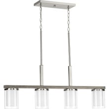 Mast Collection Four-Light Linear Chandelier - Dry Location Listed