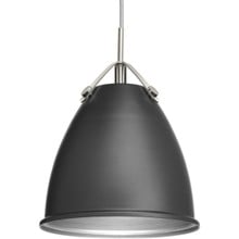Tre Collection One-Light Graphite Graphite Metal Shade Coastal Pendant Light - Dry Location Listed - Model P500051-143