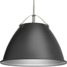 Tre Collection One-Light Graphite Graphite Metal Shade Coastal Pendant Light - Dry Location Listed - Model P500052-143
