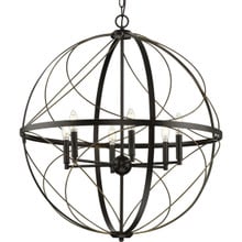 Brandywine Collection Six-Light Pendant - Dry Location Listed - Model P500069-020
