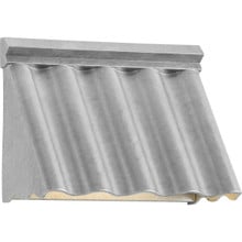 Progress Lighting Wakecrest LED Galvanized Finish Outdoor Wall Lantern with DURASHIELD - Wet Location Listed - Model P560299-141-27