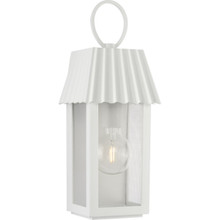 Progress Lighting Hook Pond Shelter White Outdoor Wall Lantern with DURASHIELD - Wet Location Listed - Model P560305-192