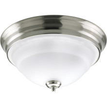 Torino Collection Two-Light 14-5/8" Close-to-Ceiling - Damp Location Listed - P3184-09