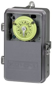 Mechanical Time Switch NEMA 3R - Plastic Case See Thru Cover 125 V SPST