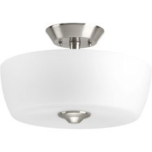 Leap Collection Two-Light 14" Semi-Flush Mount - Dry Location Listed - P350060-009
