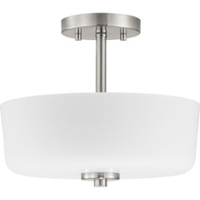 Tobin Collection Two-Light 12-1/4" Semi-Flush Convertible - Dry Location Listed - P350137-009