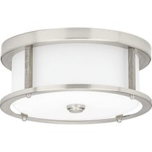 Mast Collection Two-Light 13" Flush Mount - Damp Location Listed - P350144-009
