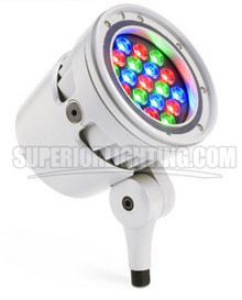 Color Kinetics ColorBurst Compact Powercore, 100-240V, RGB LED, 8Deg., White, Stem Mount, UL/CE - Special Order