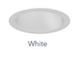 LBR 6IN Round New Construction Housing, Switchable lumens, Switchable CCT, White Painted Flange, Medium Wide Light Distribution, Multi-Volt, Dimming 0-10V - Model LBR6 NCH ALO2 SWW1 WR MWD MVOLT UGZ