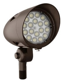 15 Watt RGBW LED Landscape Bullet Light with Knuckle Mount - Integrated LED - 720 Lumens - 120-277V