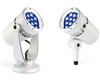 Color Kinetics eColor Burst Compact Powercore, 100-277V, Amber LED, 8Deg., Black, Yoke Mount, CE - Special Order