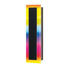 Decorative Edge Lit LED Wall Sconce - 48"X5-7/8" - 36 Watt - Max Lumens 1883 - RGB Color Selectable 27K-65K - 120-277V - Black Finish