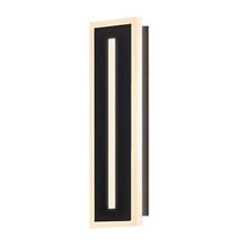 Decorative Center Lit LED Wall Sconce - 48"X5-7/8" - 36 Watt - Max Lumens 2108 - Color Temperature Selectable 30K/40K/50K - 120-277V - Black Finish