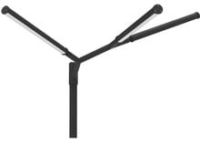 LED Tree Of Light - 3 Light Configuration - 75 Watt 3975 Lumens - 120-277V - Color Temperature Selectable 30K/40K/50K - Black Finish