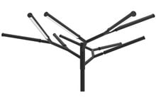 LED Tree Of Light - 9 Light Configuration - 225 Watt 28125 Lumens - 120-277V - Color Temperature Selectable 30K/40K/50K - Black Finish