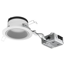 Juno Podz 4In Round New Construction Mounting Frame, Multi-Volt, Generic 0-10V,  10% Dim