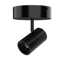 Trac-Lites 10W Led, Lightolier Track Compatible Adapter, 3000K, 90 Cri, Phase Dimmable, Spot, Black