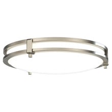 Decorative Indoor Flush- Semi-Flush,  Round, 13In, Round, Switchable Cct 2700K,  3000K,  3500K,  4000K,  And 5000K, 90+ Cri, 120V, Brushed Nickel,