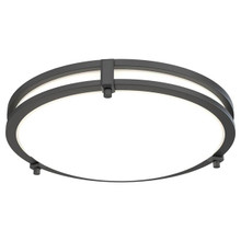 Decorative Indoor Flush- Semi-Flush,  Round, 13In, Round, Switchable Cct 2700K,  3000K,  3500K,  4000K,  And 5000K, 90+ Cri, 120V, Matte Black,