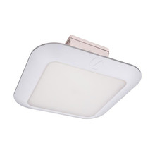 Soffit Canopy, Led, Poly High Frost Lens, 120-277V, White,  Super Durable,