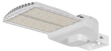 LED Parking Lot Area Light - Watt Selectable - 300W/240W/180W/120W - Color Selectable 40K/50K - 45000 Max Lumens - 120V-277V - Yoke Mount - White Finish