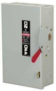GE TG4322 Safety Switches TG 3P 60A 240V 50/60Hz 3Ph Fusible 4Wire EA Nema 1 Heavy Duty