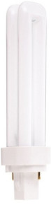 18 Watt Quad Tube Compact Fluorescent PL Bulb with 2-Pin (G24d-2) Base, 3000K -  CF18DD/830