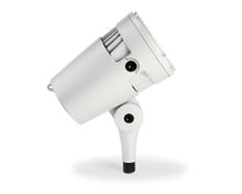 Color Kinetics iW Burst Compact Powercore, 100-240V, 2700-6500K LED, 8Deg., White, Stem Mount, UL/CE