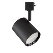 WAC Lighting Charge Style LED Track Light - 9 Watt - 865 Lumens - Color Temperature Selectable 27/30/35/40/50K - 120V - Black Finish - 3 Contact Halo Style