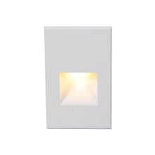 LEDme® 12V Vertical Step and Wall Light Warm Amber Soft White in White