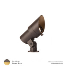 LED 12V Mini Accent Light 2700K in Bronzed Brass