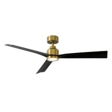 Clean in Soft Brass/Matte Black With Luminaire