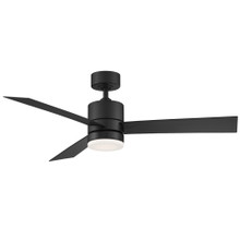 San Francisco 52 in Matte Black With Luminaire