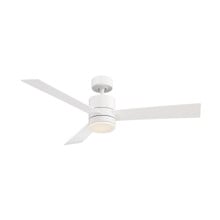 San Francisco 52 in Matte White With Luminaire